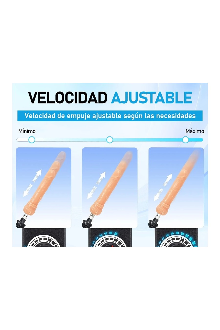 Fuck Machine Automatica 8 Accesorios 220V