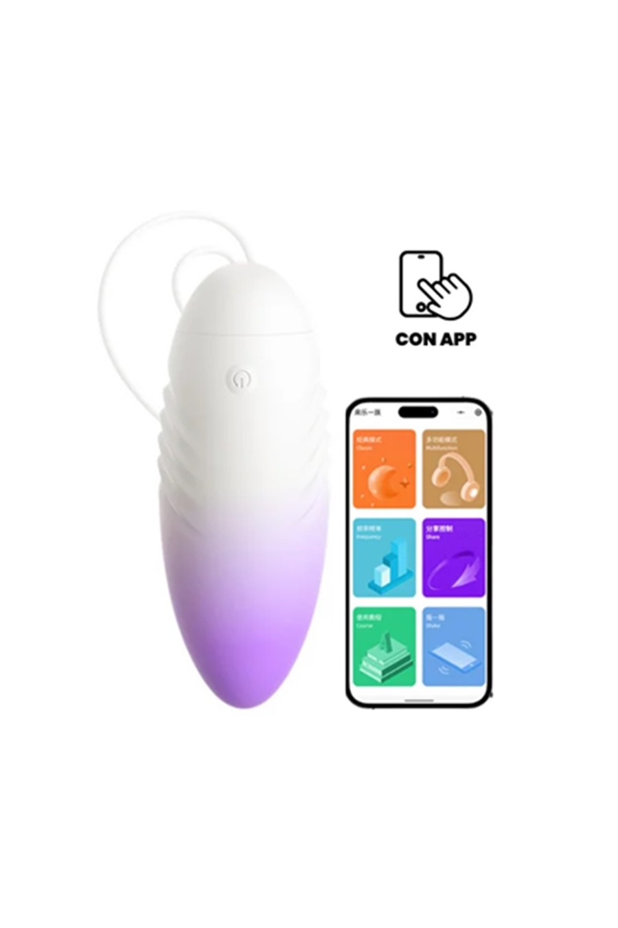 Huevo Vibrador Con APP Furia LILO
