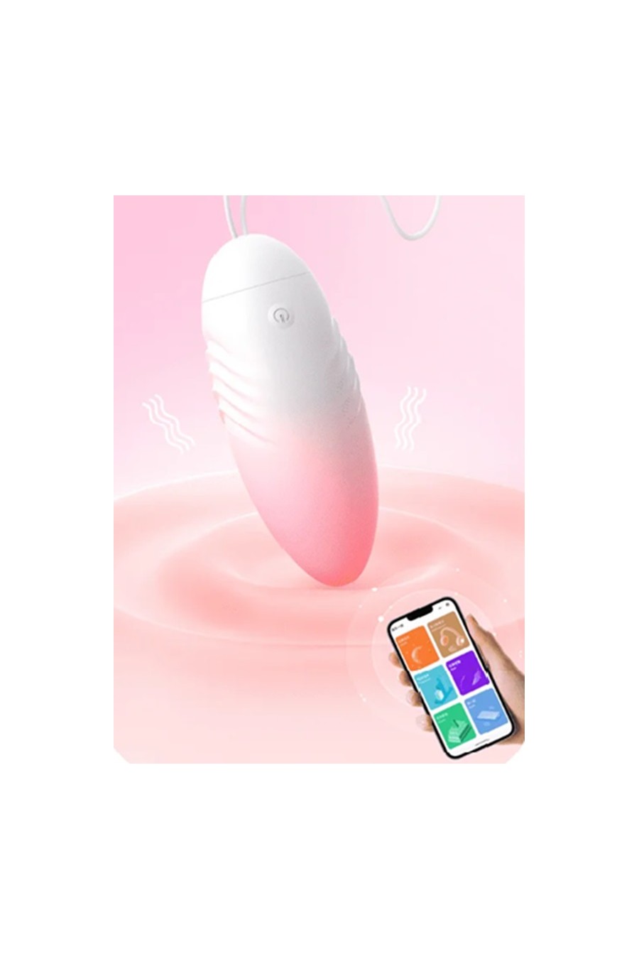 Huevo Vibrador Con APP Furia LILO