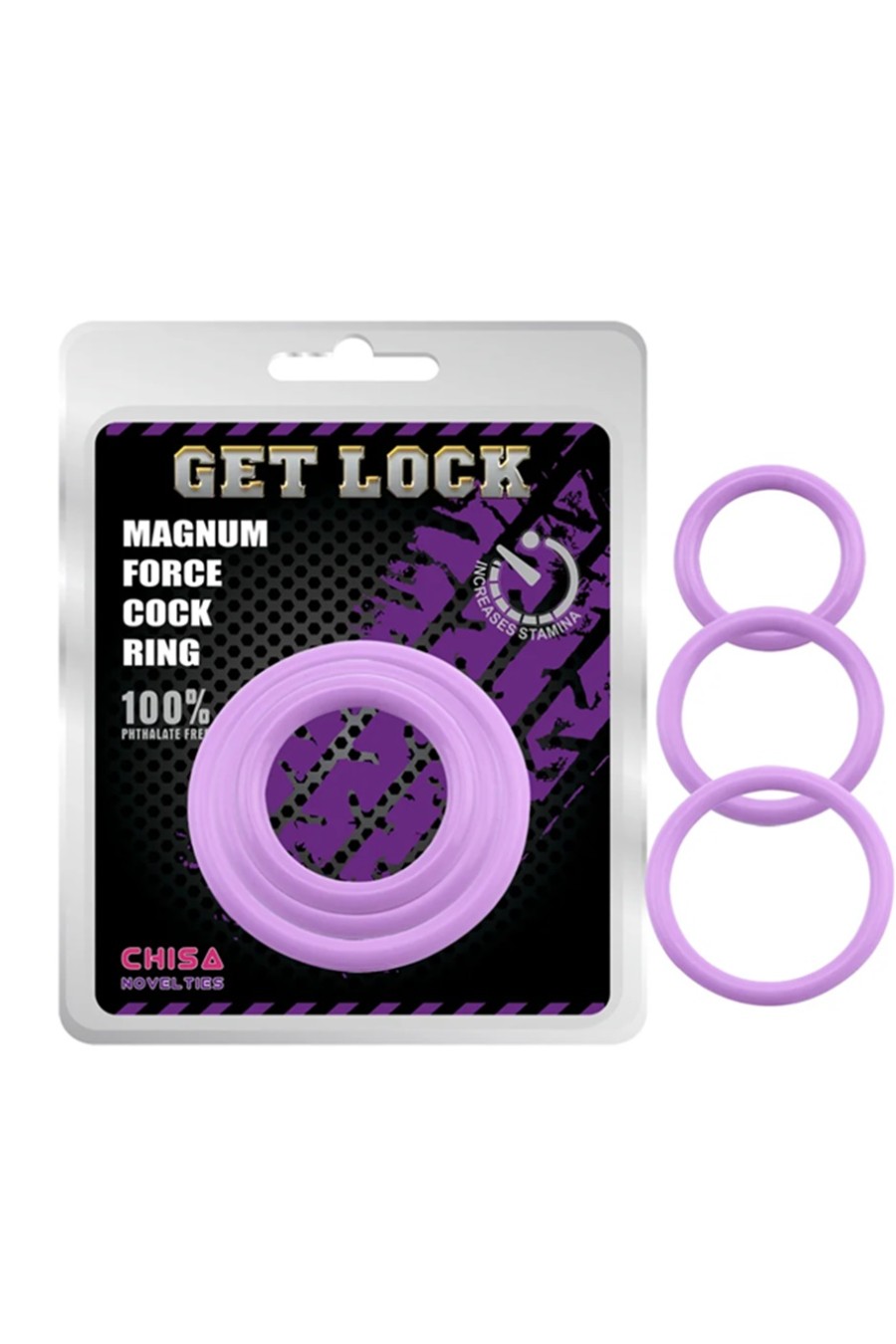 Kit Set 3 anillos para pene GetLock CHISA