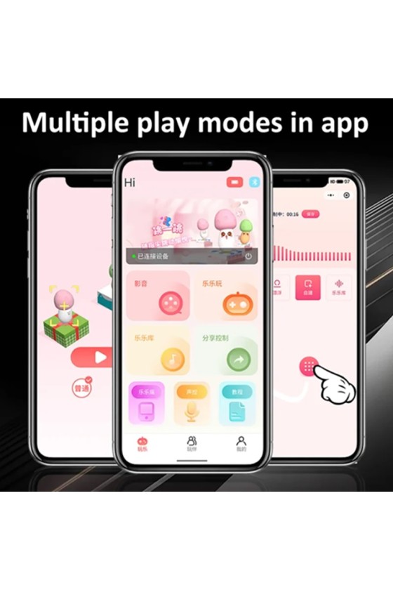 Plug vibrador con APP Milan LILO Recargable