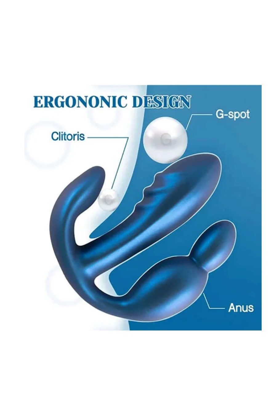 Vibrador doble a control Remoto Bali