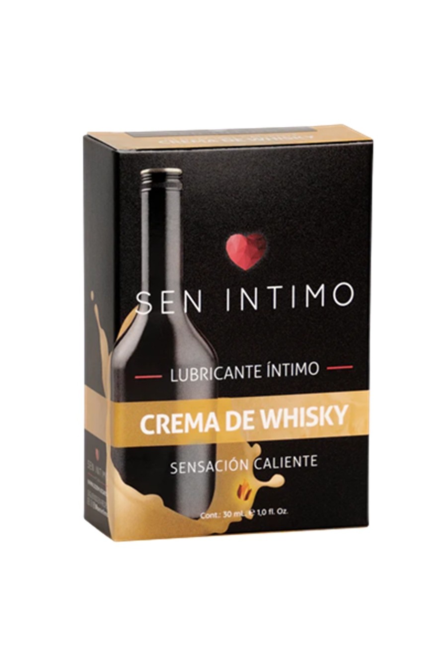 Gel Lubricante Sabor Crema de Whisky – Efecto Calor Sen Intimo