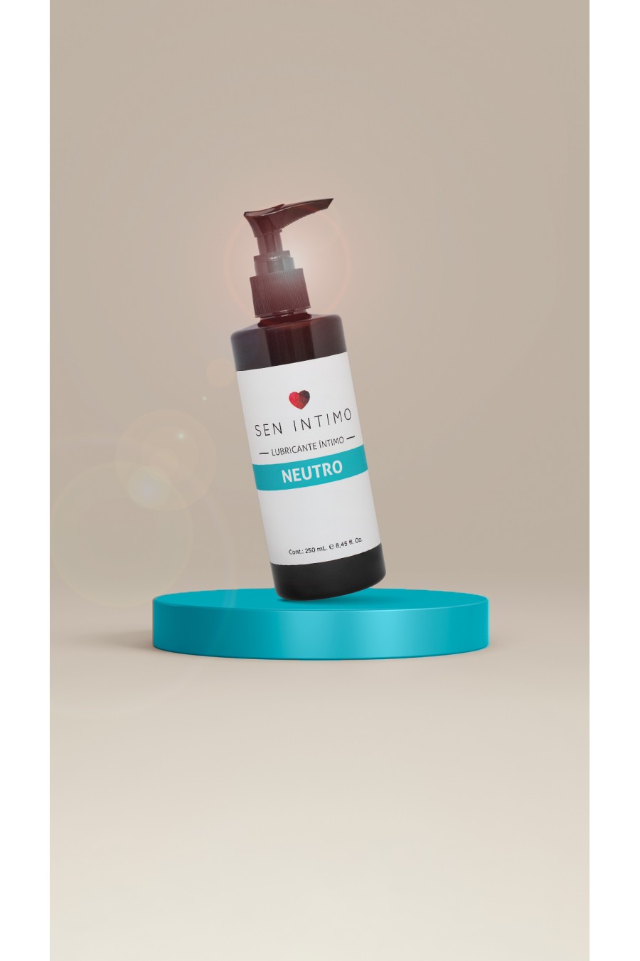 Lubricante Neutro 250ml A Base de Agua Sen Intimo
