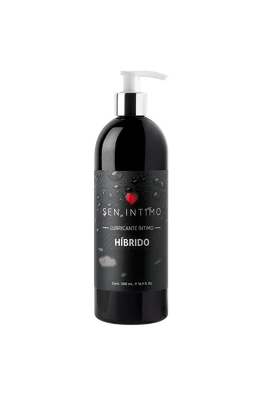 Lubricante Híbrido 500ml Agua Silicona Sen intimo