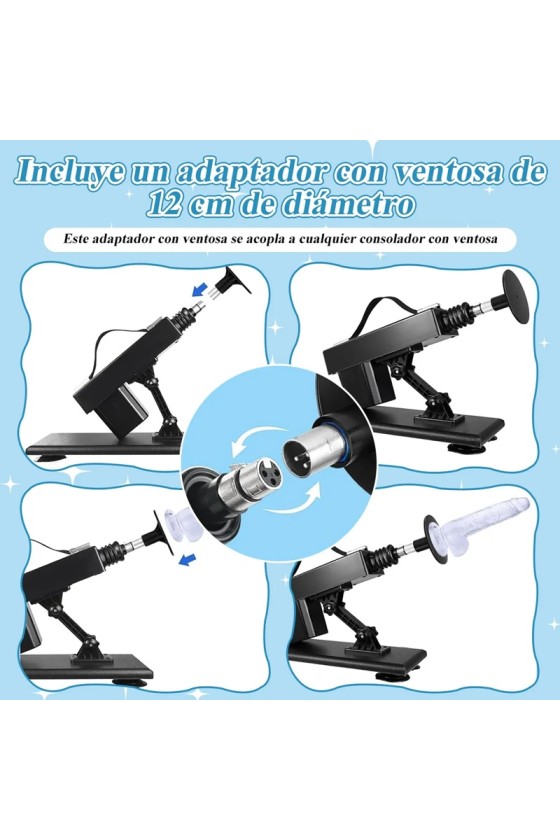 Fuck Machine APP Automatica 10 Accesorios Control Remoto