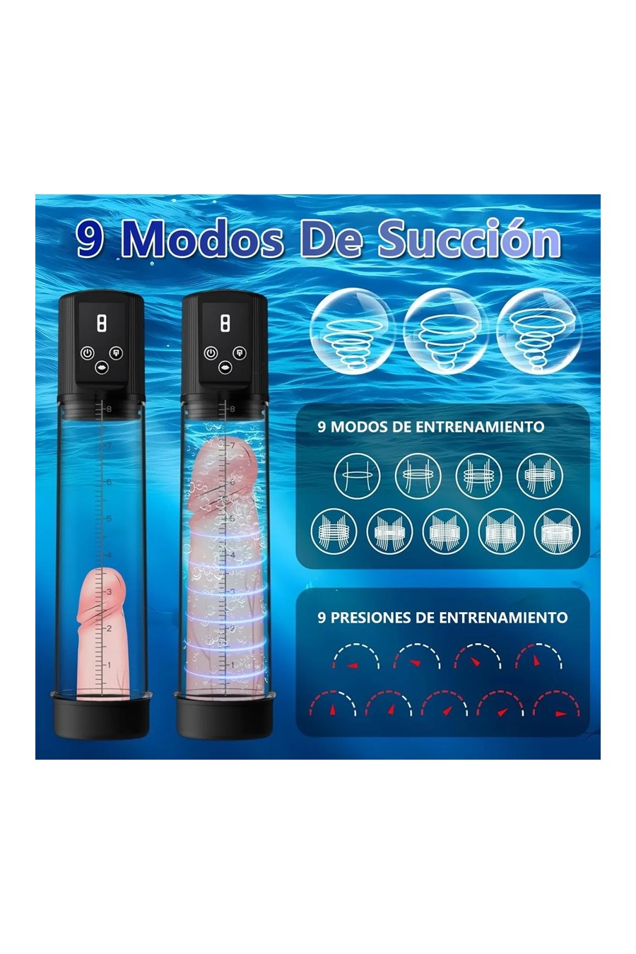 Bomba Vacio Recargable Automatica USB