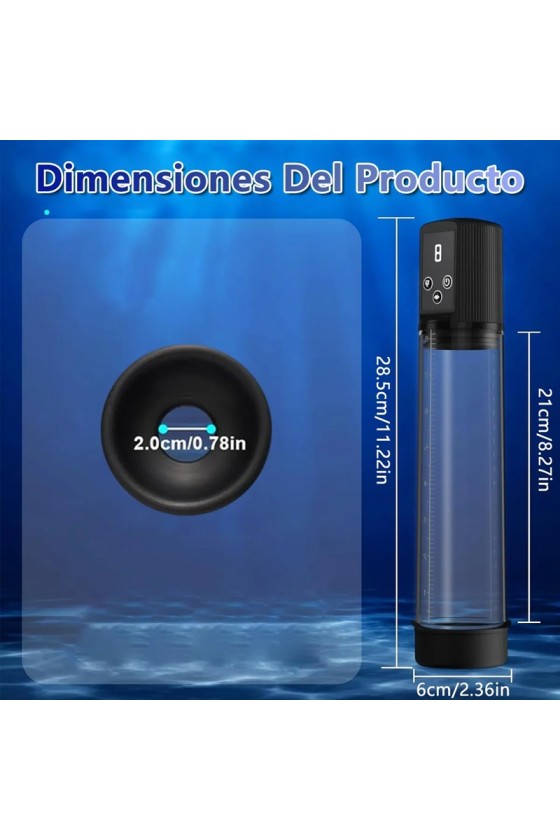 Bomba Vacio Recargable Automatica USB