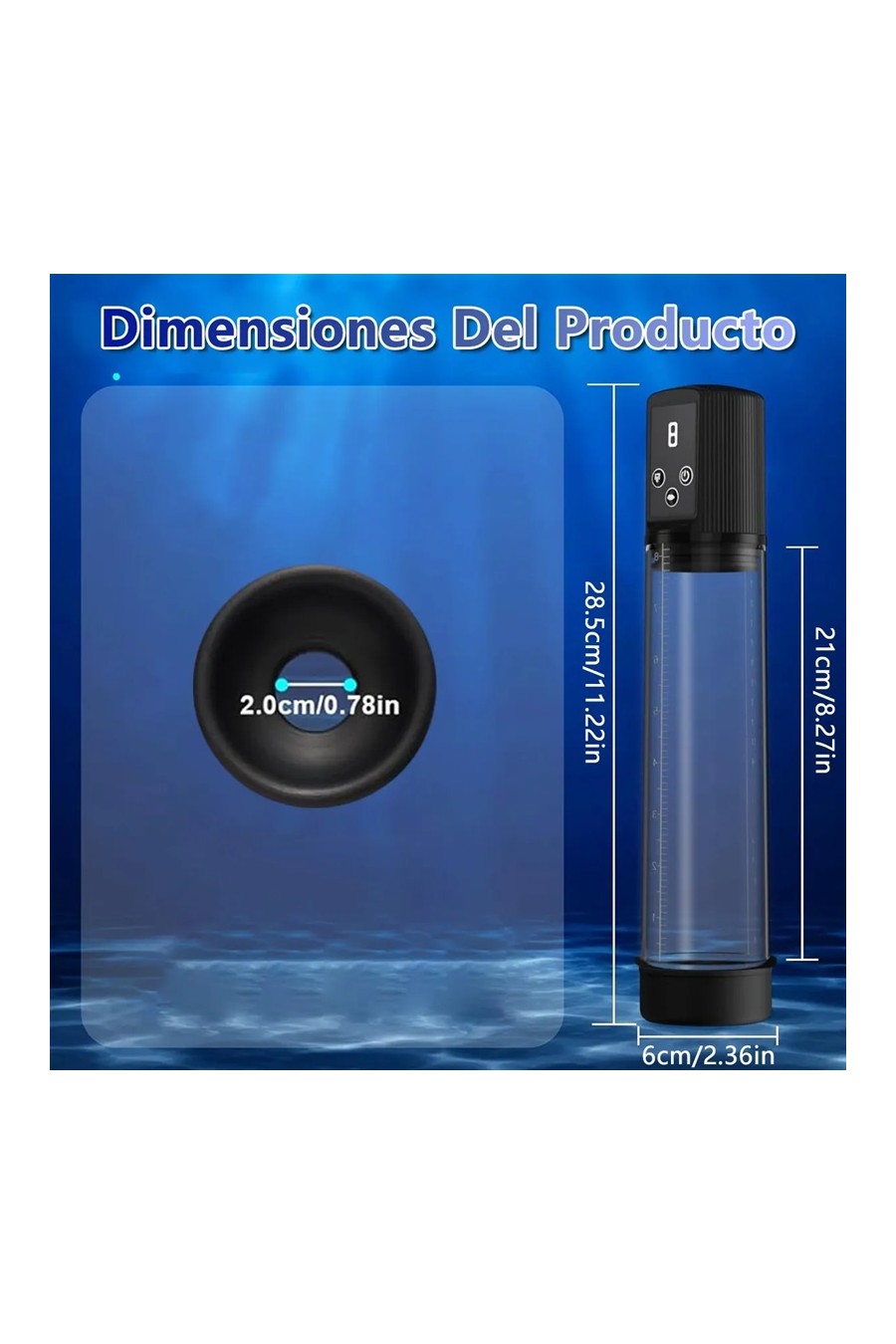 Bomba Vacio Recargable Automatica USB