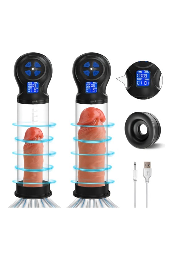 Bomba Recargable Root Bath LCD Vacio