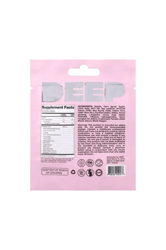 Gomita Deep - para ellas hecha en USA Gomita Deep - para ellas hecha en USA