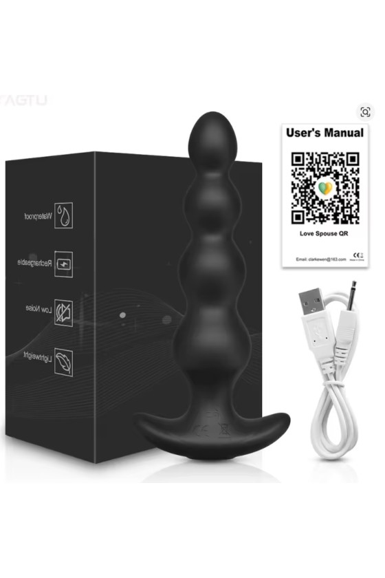 Plug Anal APP Recargable negro LoveSpouse Plug Anal APP Recargable negro LoveSpouse