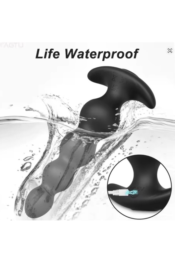 Plug Anal APP Recargable negro LoveSpouse Plug Anal APP Recargable negro LoveSpouse