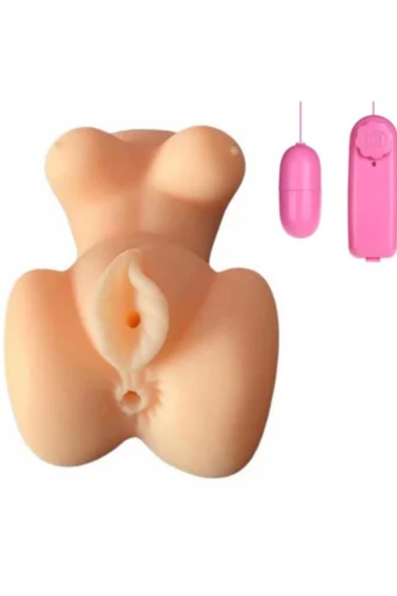 Masturbador Masculino Torso Senos Vagina Vibrador Control Potencia Realista Masturbador Masculino Torso Senos Vagina Vibrador Control Potencia Realista