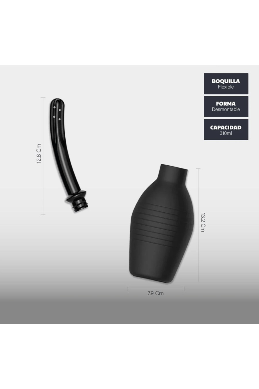 Enema anal L 310ml Hydro Flow QTTO