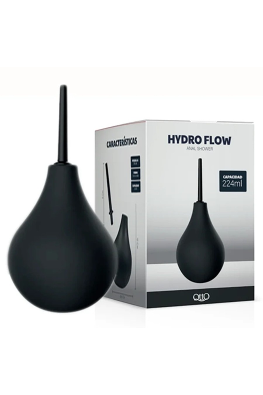 Enema anal M 224ml Hydro Flow Qtto