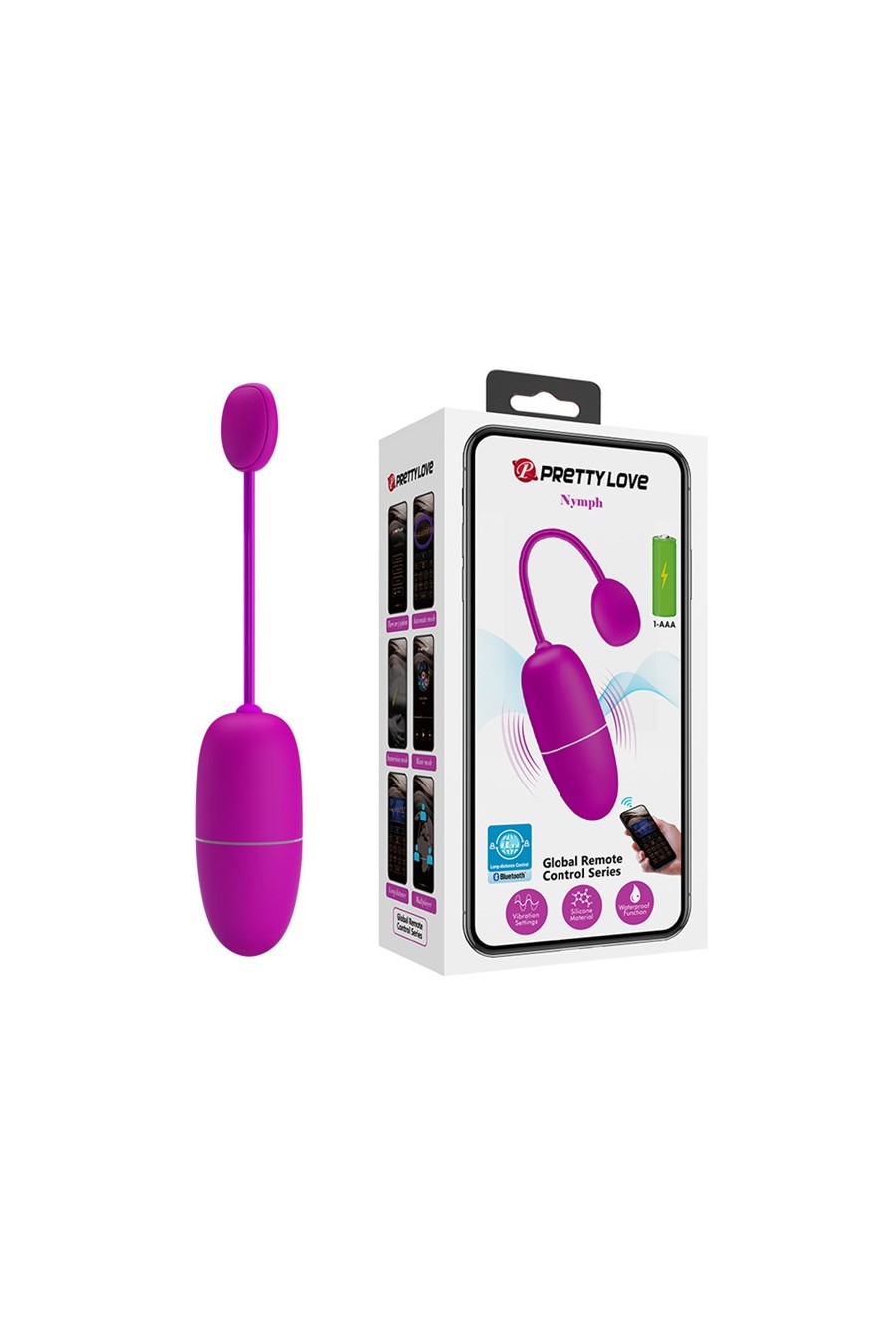 Bala Vibradora - APP Bluetooth - Nymph