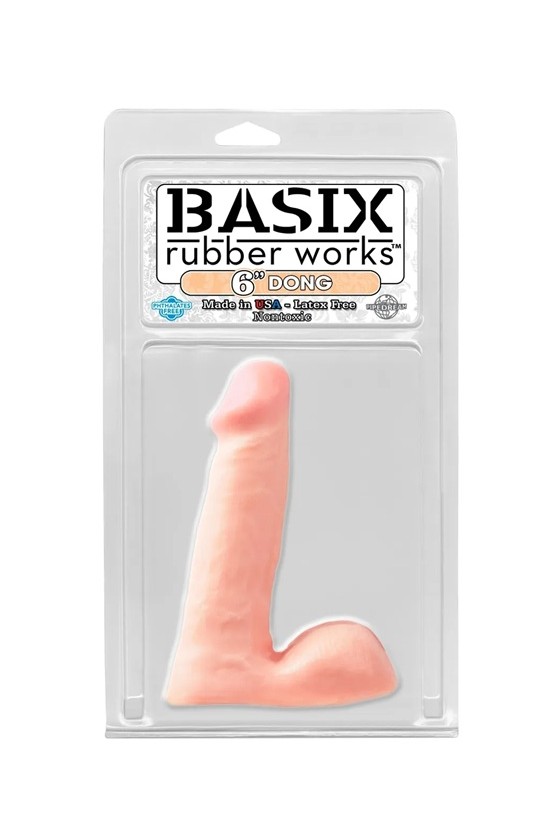 Consolador - Basix Rubber Works - 6" Dong