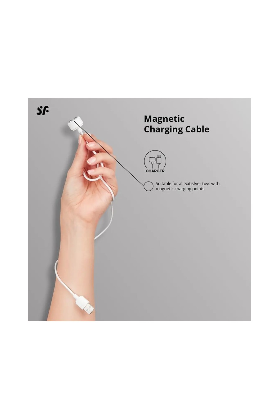 Cable Satisfyer para carga USB - Magnético