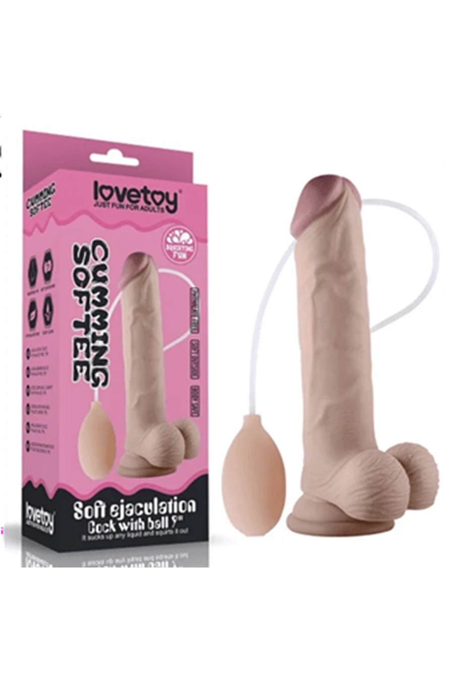 Dildo eyaculador Cumming Softee 22cm