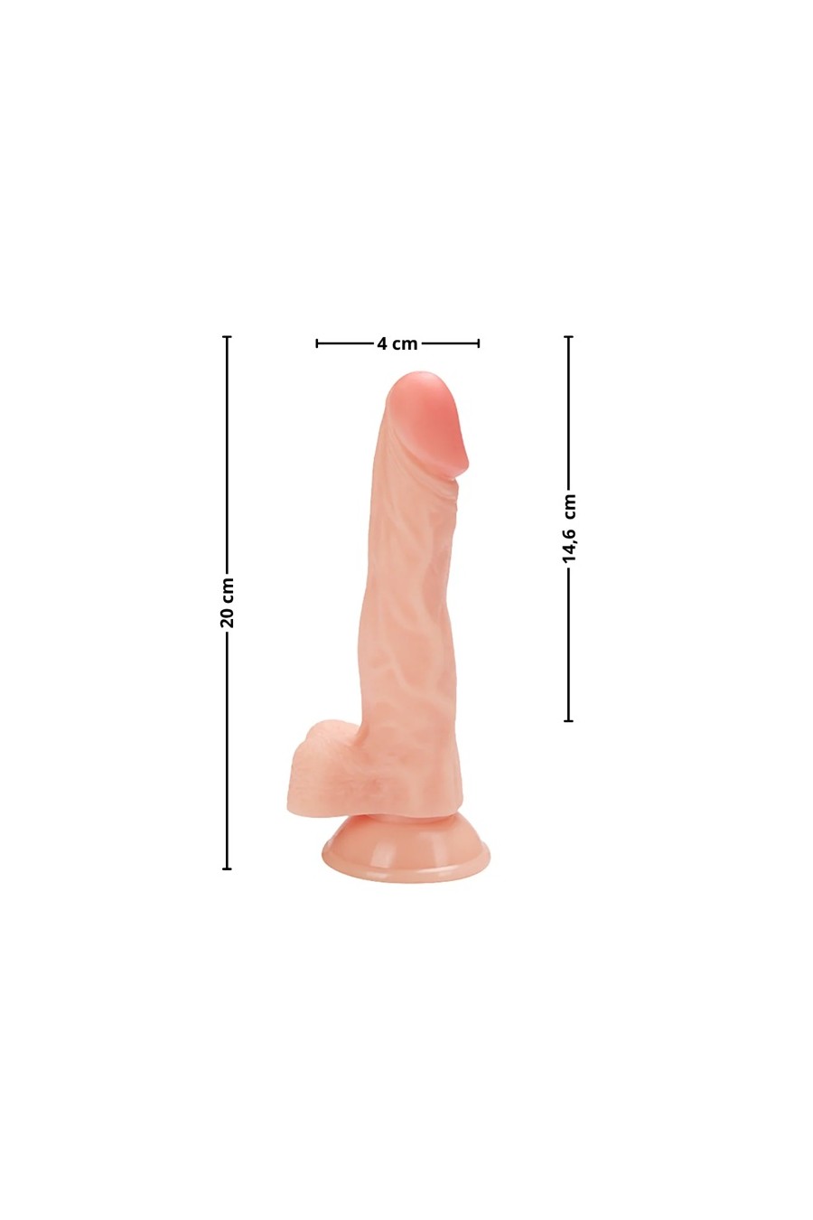 Dildo realista Jaydon 20cm B140