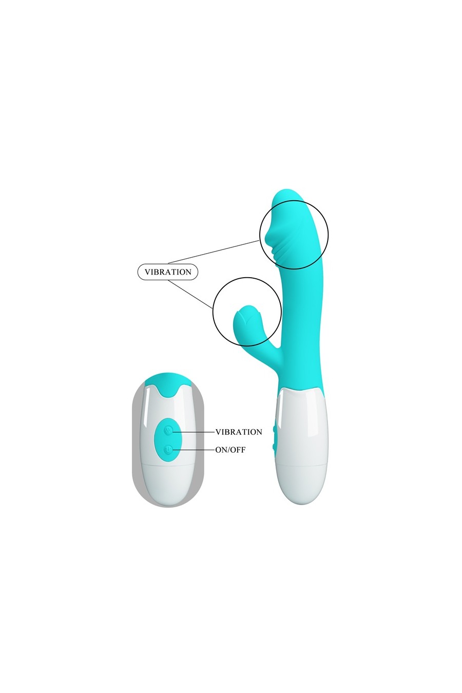 Vibrador 30 funciones PrettyLove - Snappy