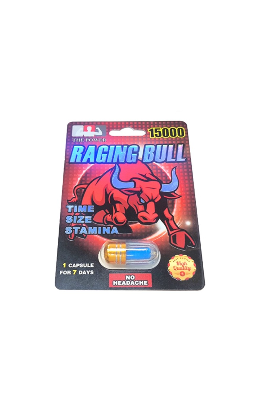 Raging Bull Capsula Erección 7 dias