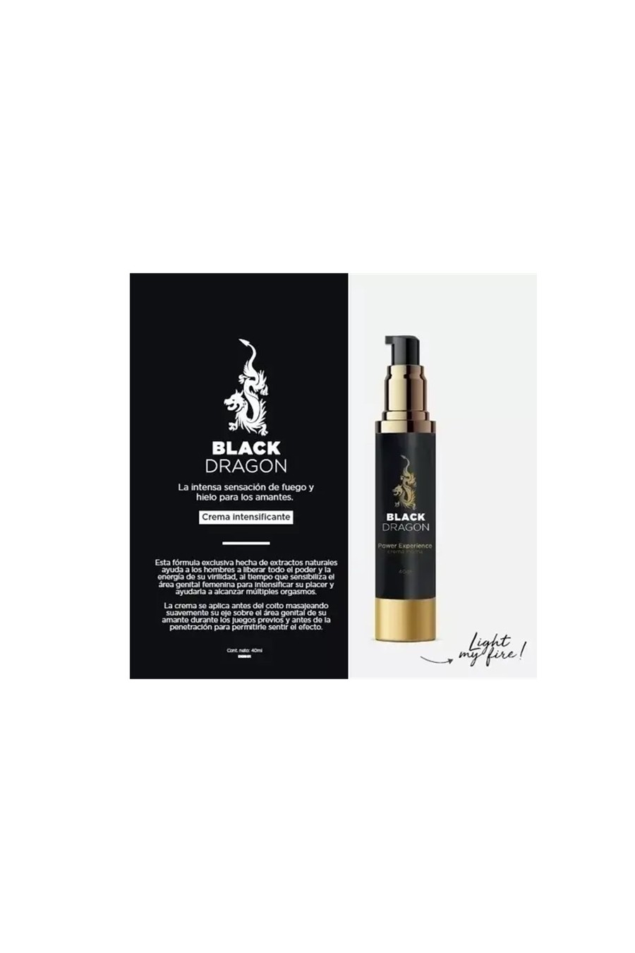 Crema intensificante Black Dragon Unisex