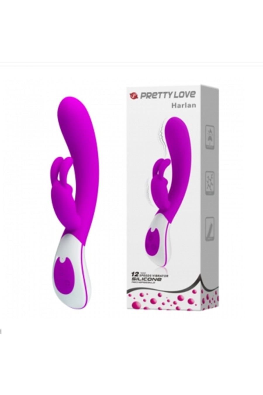 Vibrador recargable - Harlan 12 Ritmos